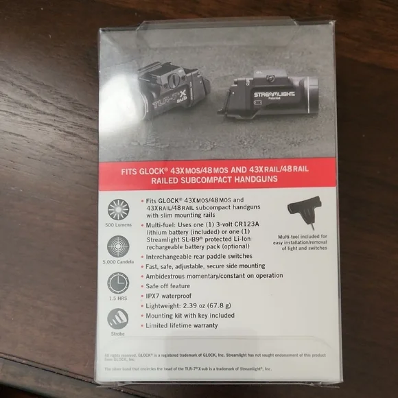 TLR-7 X Sub Black Tactical Light